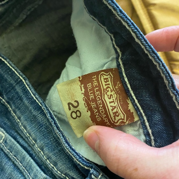 Big Star Sweet Ultra-Low Rise crop jeans - Picture 9 of 11